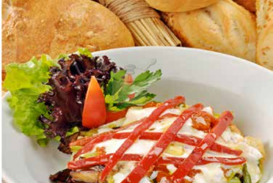 Domates Soslu Patlıcan Salatası