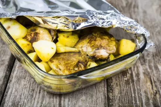 Fırında Patates Tavuk