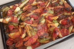 Fırında Patatesli Köfte