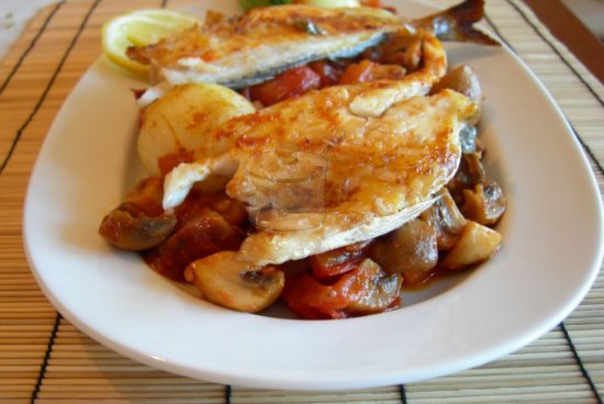 Mantarlı Dil Balığı Izgara 