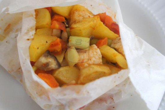 Tavuklu Kağıt Kebabı